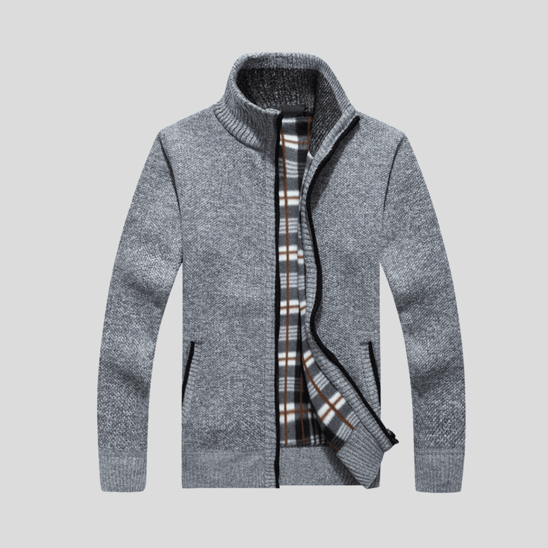 MAPLE RIDGE | LINED KNIT ZIP JACKET