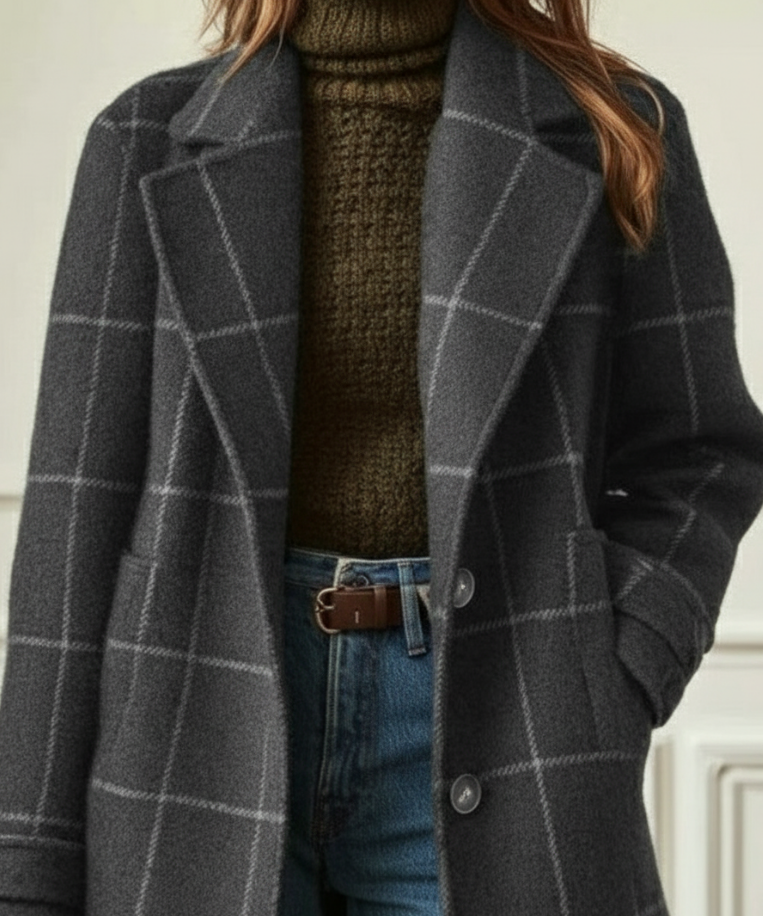 CAMBRIDGE | WOOL-CHECK HERITAGE COAT