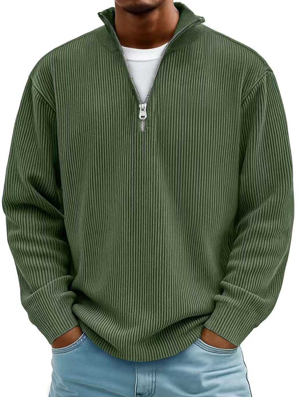 ARCTIC BAY | RIBBED HALF-ZIP SWEATER
