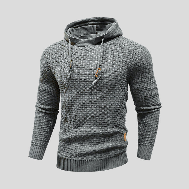 WHISTLER | TEXTURED KNIT HOODIE