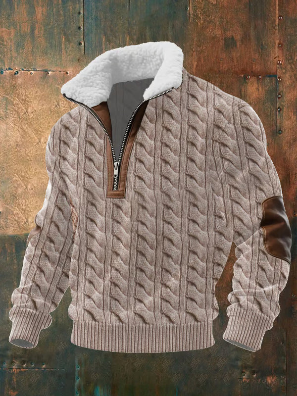 LAKEFIELD | CLASSIC CABLE SHERPA HALF-ZIP