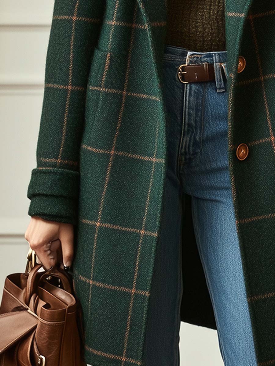 CAMBRIDGE | WOOL-CHECK HERITAGE COAT