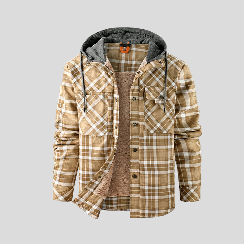 TIMBERLINE | HOODED FLANNEL JACKET