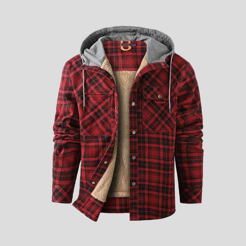 TIMBERLINE | HOODED FLANNEL JACKET
