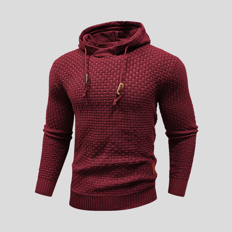 WHISTLER | TEXTURED KNIT HOODIE