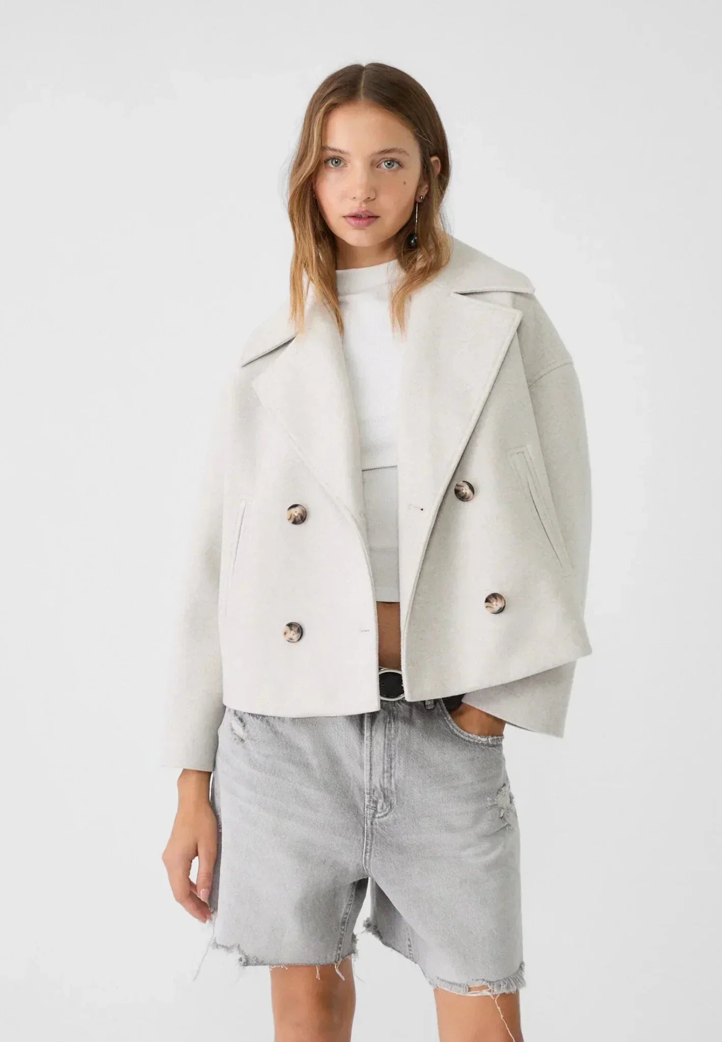 Melrani | Short Double-Breasted Coat