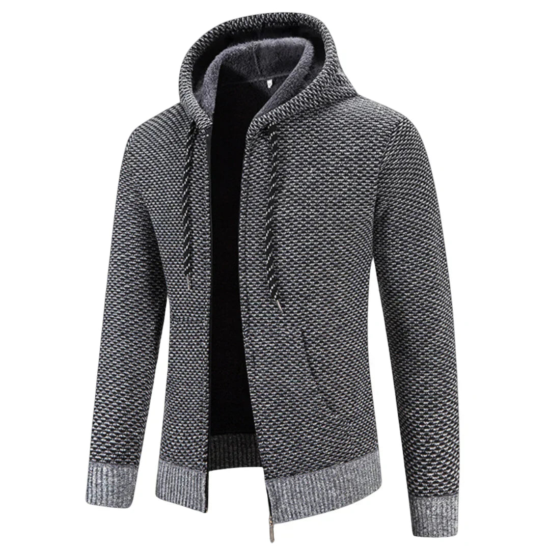 CASCADES | KNIT HOODED ZIP