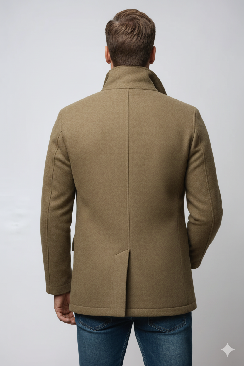 FINN™ | PREMIUM STAND-COLLAR WOOL COAT
