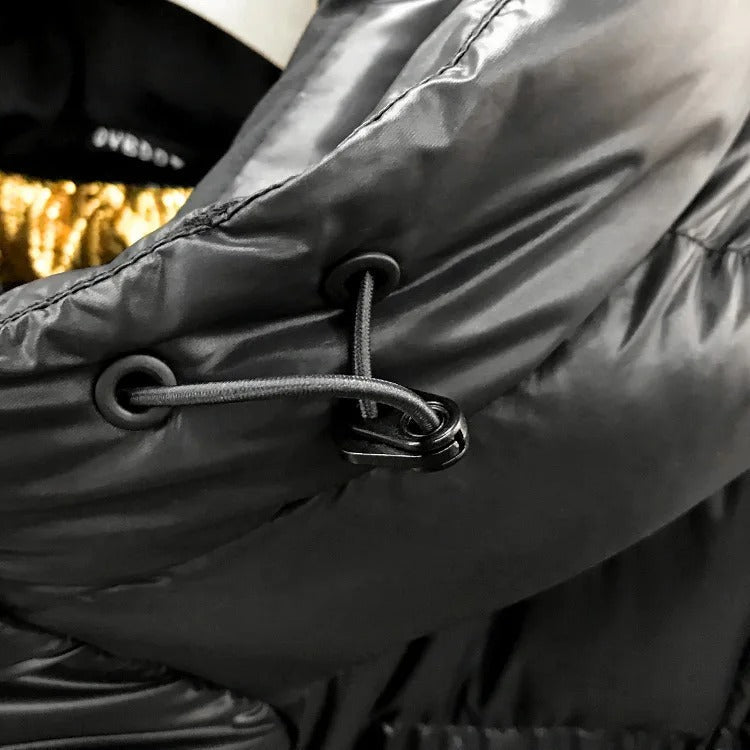 Long Quilted Winter Jacket | With Hood and Zip