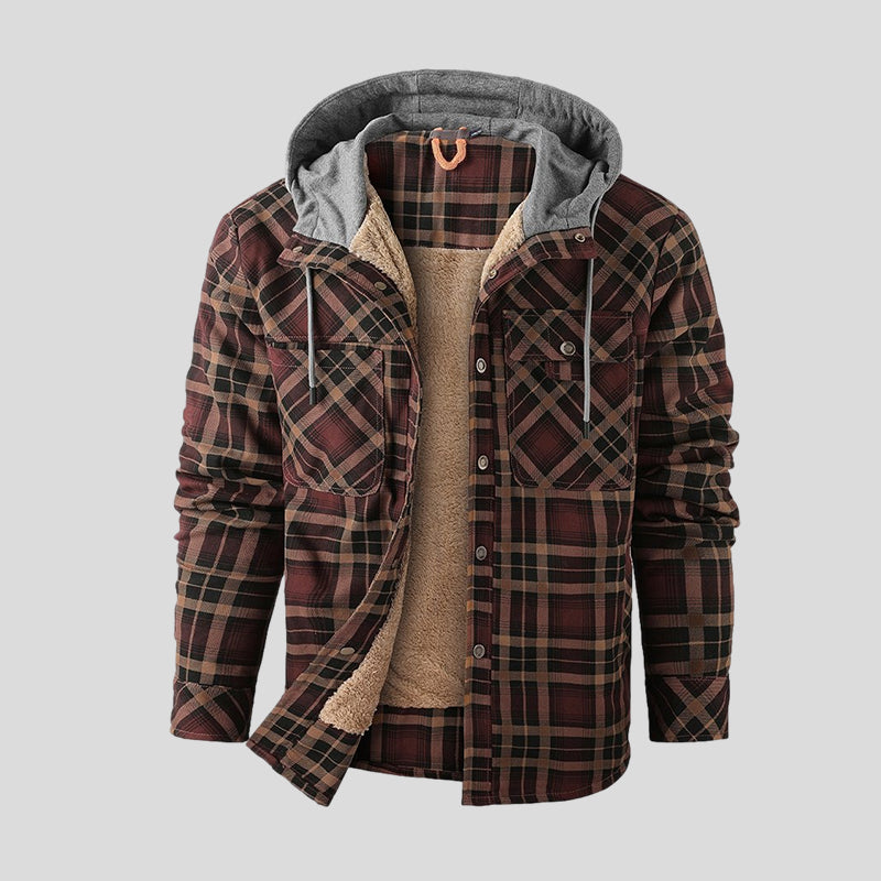 TIMBERLINE | HOODED FLANNEL JACKET